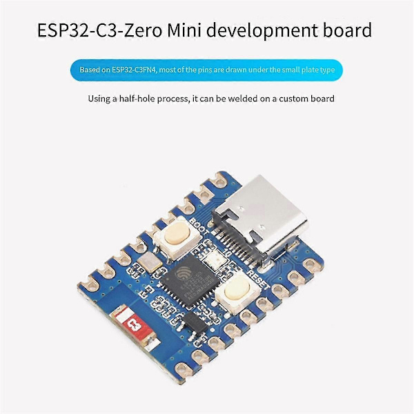 ESP32-S3-Zero Mini Utviklingsplattform ESP32-C3FN Modul Kompatibilitet WiFi Bluetooth RISC-V Embedded Utviklingsplattform
