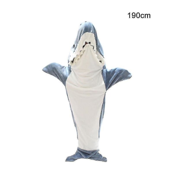 Venalisa Shark Blanket Hoodie Vuxen - Shark Onesie Adult Bärbar Filt - Shark Filt Super Soft Mysig Flanell Hoodie Shark Sovsäck 6456665863