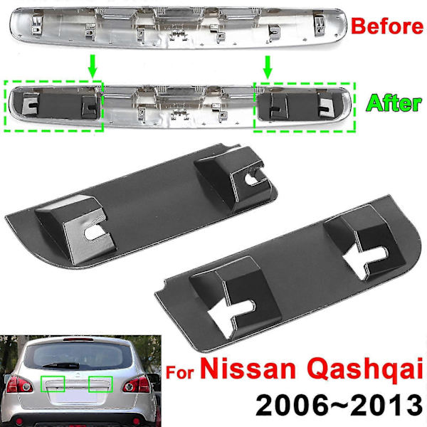 Nissan Qashqai Dualis -auton takaluukun kahvan korjauspaketti - katkenneet klipsit 2006 2007 2008 2009 -2013 90812jd20h 90812jd30h