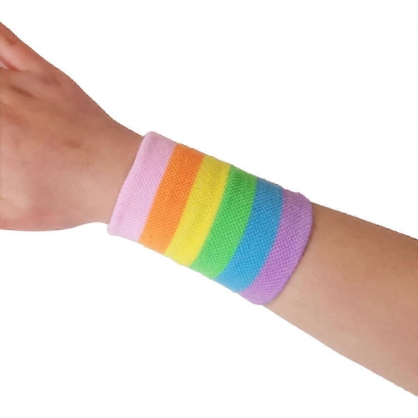 1 st Bomullsarmband Handledsstöd Sport Svettband Handband Svett Armledsstöd Skydd