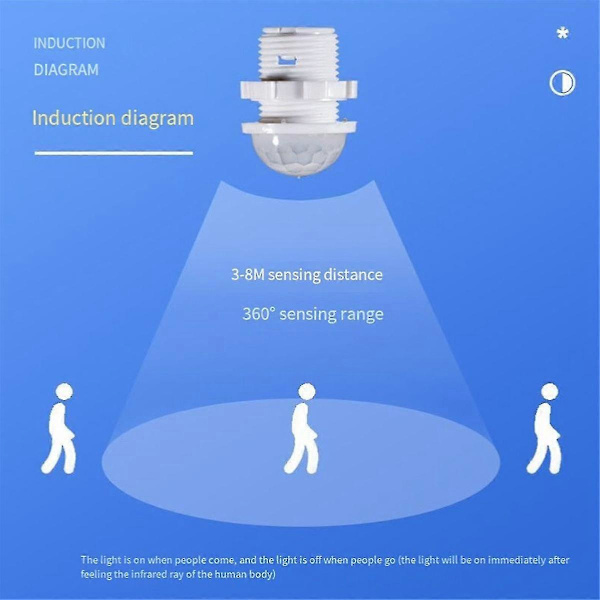 Infrarød Menneskekropssensor Probe Modul Intelligent Forsinkelsesstyring Sensor Gang Korridor Lysstyring Sensor Modul, B