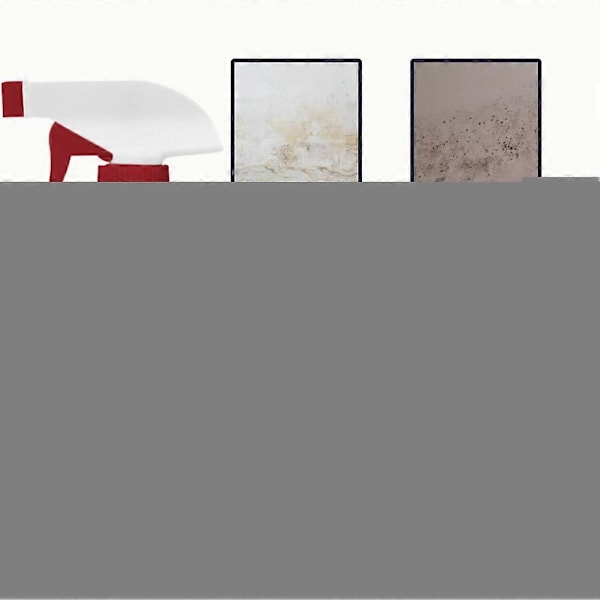 2 stk. Husholdnings Skimmel Fjernerspray Mild Afrensningsmiddel Møbel Flise Fjernelse Gulv Vægrens Multifunktionel Skimmel Fjerner til Hjemmet