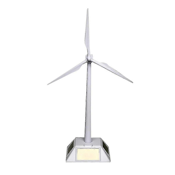 Solvindkraftverk Roterande Fläktmodell Pussel DIY Monterad Miljövänliga Leksaker
