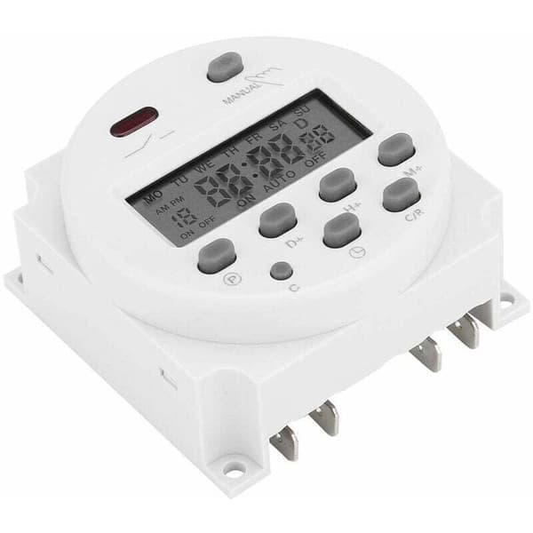 Synkroniseringskommutator 12VDC 16A Temperaturreläkommutator LCD elektronisk numerisk programmerbar LCD mikroskop numerisk kommutator