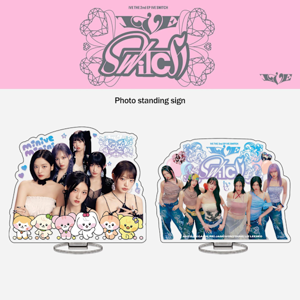 IVE nytt album IVE SWITCH stativ bordsdekoration