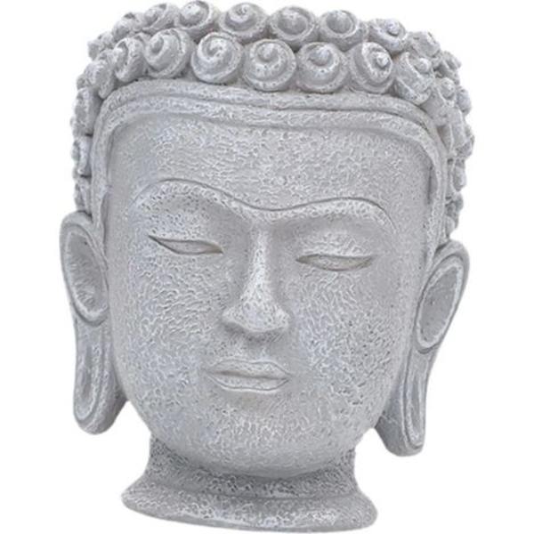 Blomsterpotte formet som Buddhas hoved