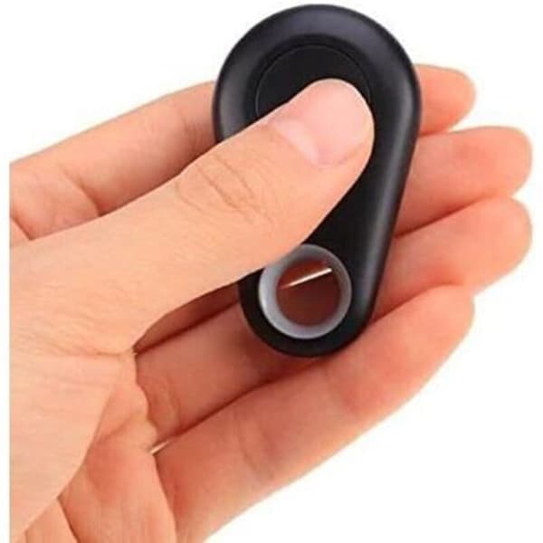 ANDIAMO Smart Nøglefob Tracker med Anti-tab og Fjernudløser til Kamera - TRACING Sort