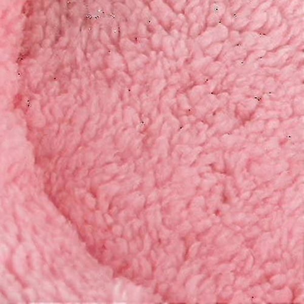 Blød, behagelig rund varm fleece hamster seng sove måtte (pink 1 stk)