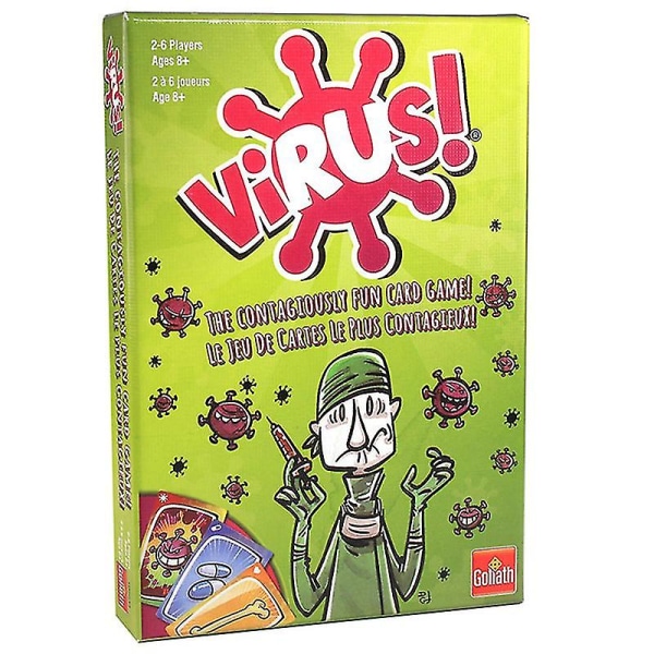 Virusinfektion festbrætspilskort i høj kvalitet