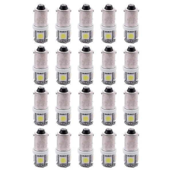 10 x Ba9s T4w 5 LED Smd 5050 Bilindikator Lys Indvendig Pære Lampe