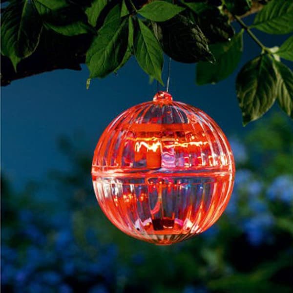 Solcelle flydende kuglelampe, farveskiftende projektionslampe til pool, badekar og dam