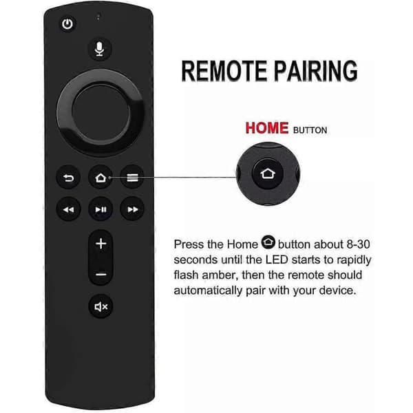 Erstatningsfjernkontroll for Amazon Fire TV Stick L5B83H Voice Prime