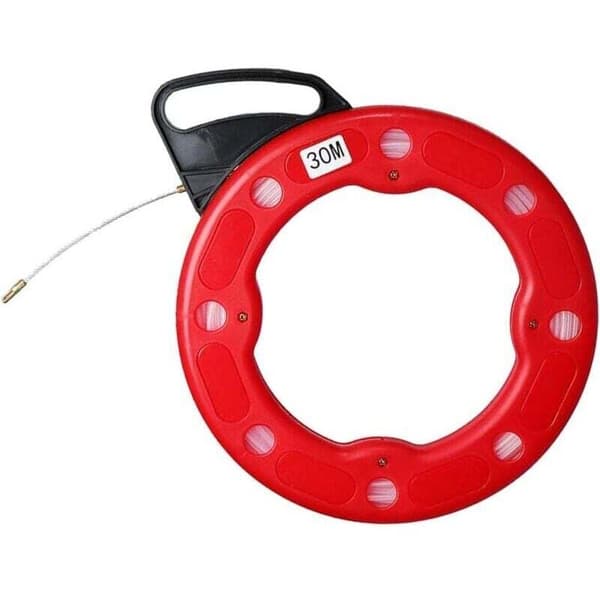 Elektrikerens trækfjeder, glasfiber trækfjeder, 4 mm diameter, 30M