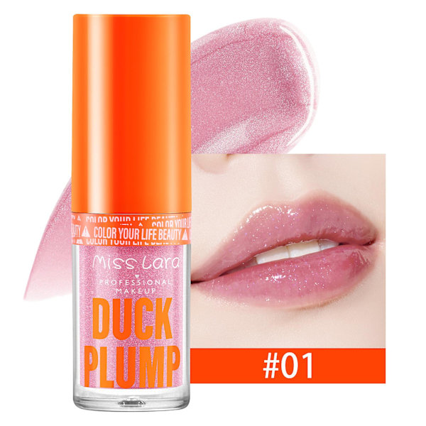 Professionell Makeup Duck Plump Läppförstorande Gloss, 6 st Högpigmenterade Läppglans, Läppförstorande Gloss, Vegansk Formel