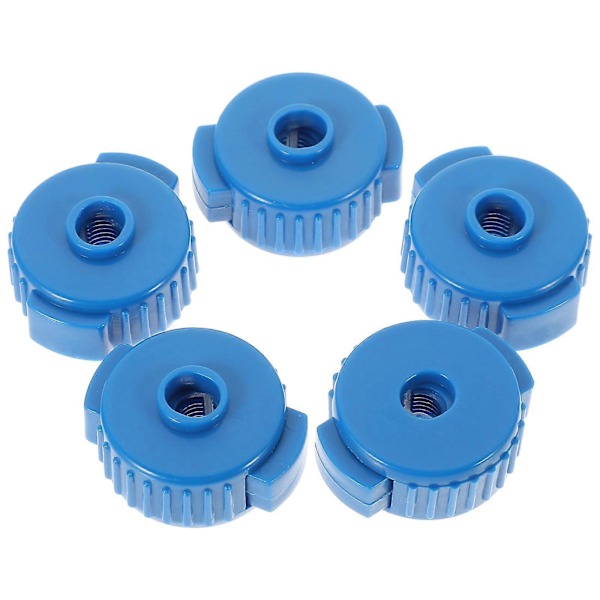 5 st Plast Trumma Snabbmuttrar Cymbalmuttrar Snabbkoppling Trumtillbehör Kit