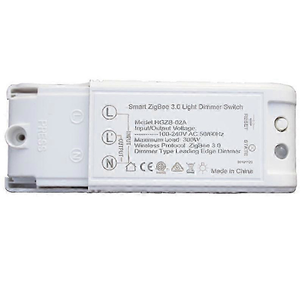 Smart ZigBee 3.0 Lysdæmper DIY Smart Home Modificeret Kontakt til Plus Alexa Fjernbetjening App