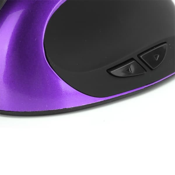 optisk vertikal trådlös mus 3:e generationen höger hand ergonomiskt grepp kontor gaming datormöss lila