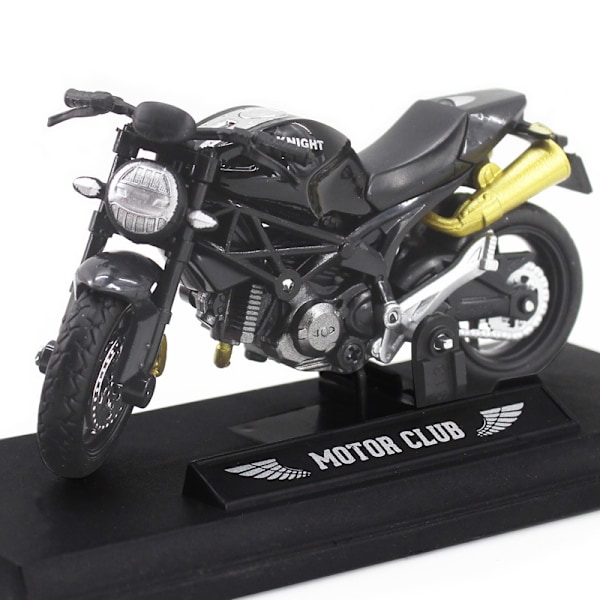 1:18 legeringsmotorcykelmodell simuleringsmotorcykelleksak tårtdekoration ornament motorcykel pojkleksak, slumpmässig färg