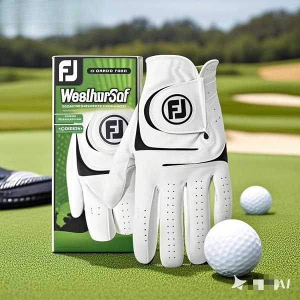 Golfhandskar i premiumläder, andningsbart halkfritt grepp, bekväm passform för män och kvinnor