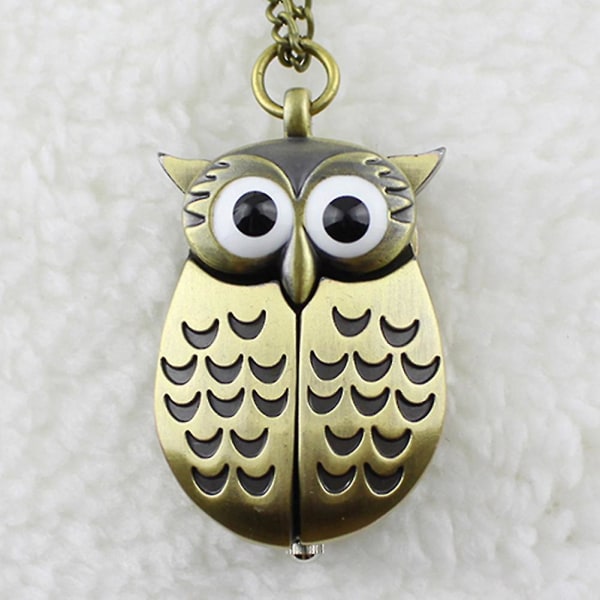 Owl Quartz Watch Unisex Casual Halsband Watch