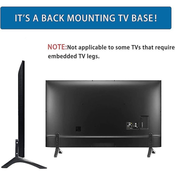 Tv Base Piedestal Fødder Tv Stand Mount Ben