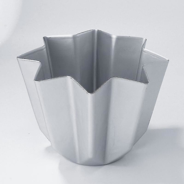 Anodiseret aluminium Dekorativ form Kage Brød Pandoro Jelly Muffin Køkken Bageværktøj B