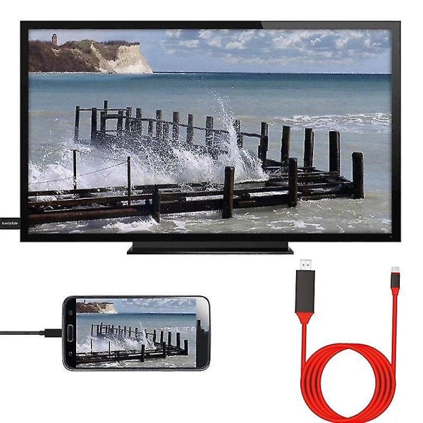 Type-c -yhteensopiva USB3.1 4k HDTV -kaapeli Android-puhelimeen television liittämiseen saman näytön laitekaapelilla