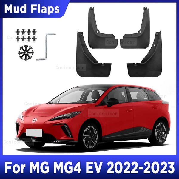 För Mg Mg4 Ev 2022 2023 4st Stänkskydd Stänkskydd Stänkskydd Stänkskydd Fram Bakskärm Auto Styline Biltillbehör