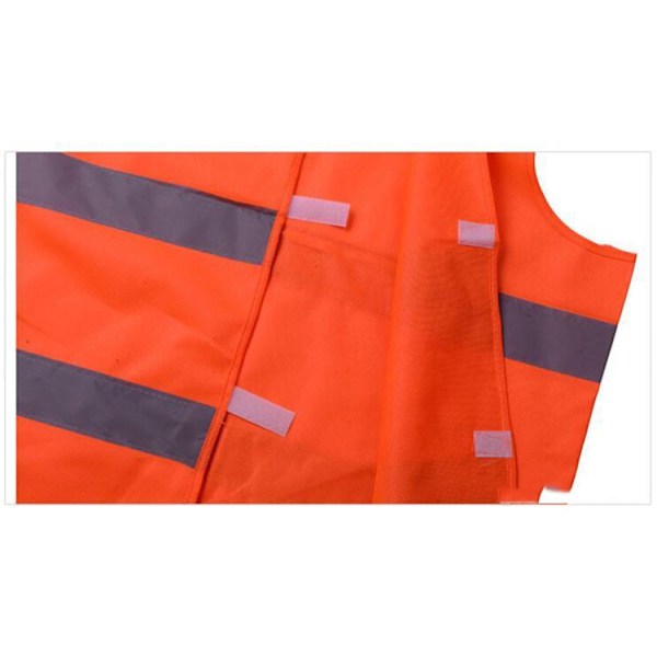 2-pak reflekterende veste, mesh-veste, trafiksikkerheds reflekterende veste
