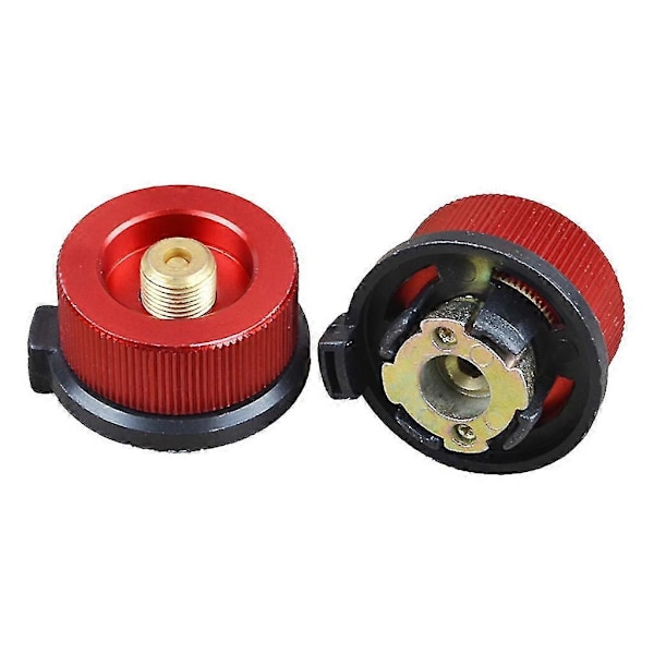 Camping Kogeplade Konverter Adapter Dysesflaske Type Butan Automatisk Afbrydelse Gaspatron