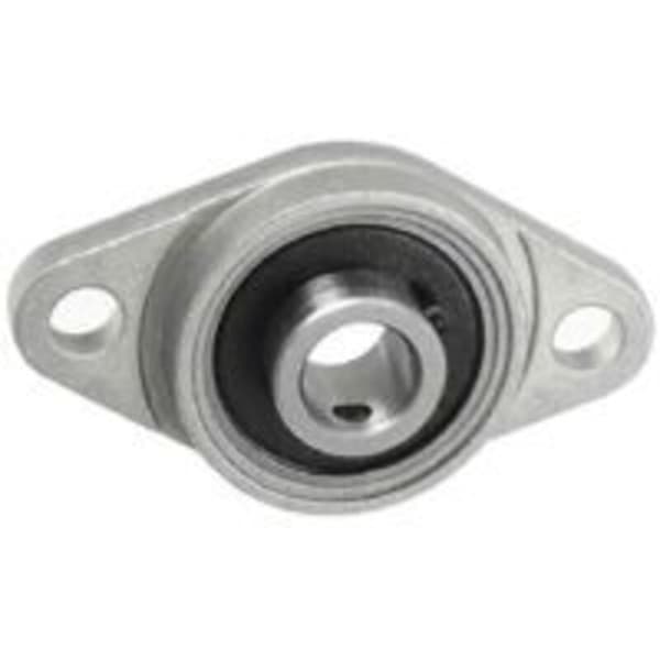 Fire Kfl08-lagre, indre diameter på 8 mm, sinklegering, diamantflens, tilpasset CNC-maskiner.