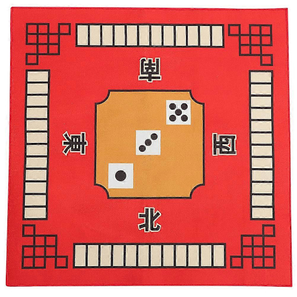 Mahjong Måtte Mikrofiber Mahjong Bordovertræk Mahjong Spillemåtte til Hjemme Skrivebord