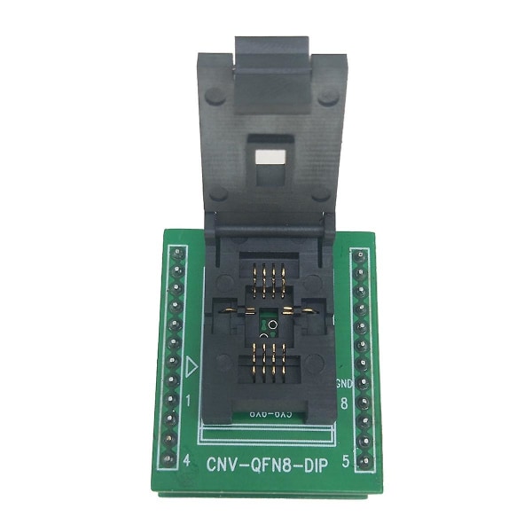 DFN8/QFN8/ WSON8 /MLF8/MLP8 til DIP8 Universal Socket/Adapter -DFN8-DIP8 DFN8X6-8 (10P) for 8X6MM IC Chips BIOS Flash