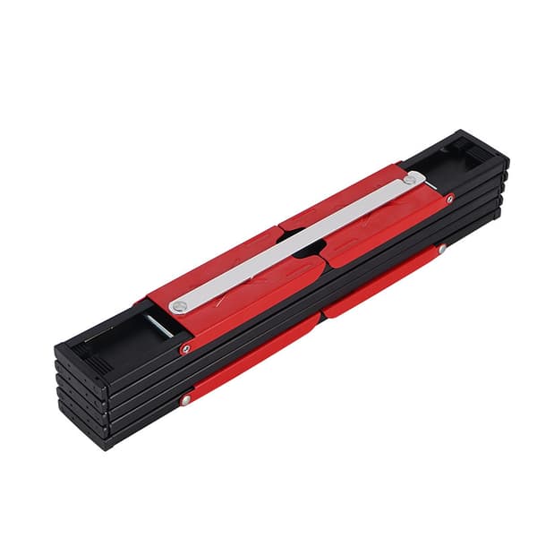 Kompakt aluminium foldbart campingbord, bærbart oprulleligt minibord (41,2×29×13cm)