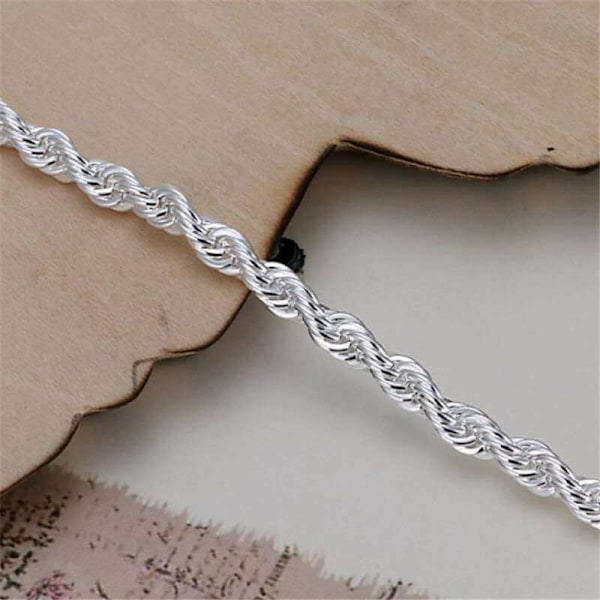 925 Sterling Silver Vridet Repband, Present Till Helger