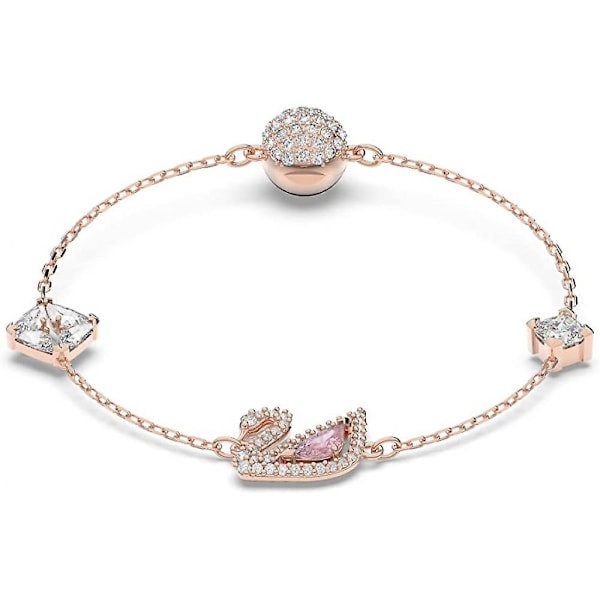 Dazzling Swan smykkeserie til kvinder, blå krystal, pink krystal, transparent krystal, den bedste gave til mødre og veninder