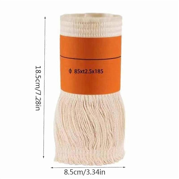 Paraffinvarmer Væge 85xt2.5x185mm Og 9.5xt2.5x18mm Glasfiber Paraffin