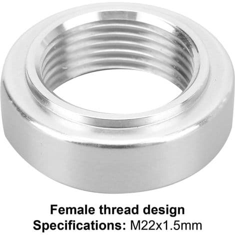 Aluminiumlock M22 x 1 mm svetsbar billet