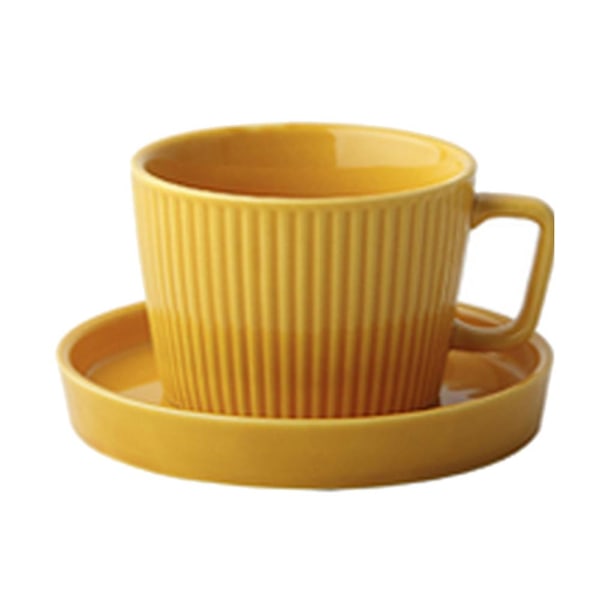 Europæisk Afternoon Tea Cup Kaffekeramisk kop med underkop C