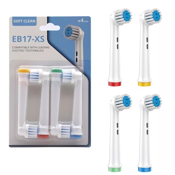 8-pack EB50X multi-angle/EB-60X suitable for Orebee replacement rotating brush head neutral electric toothbrush head DuPont brush