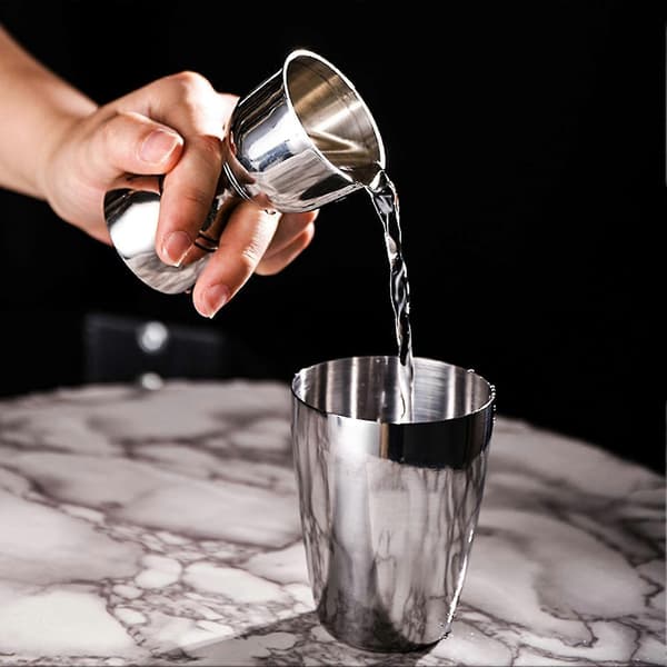 Cocktail Shaker Precision Slitstark Rostfri Köksredskap (1 Styck, Silver)