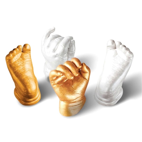 3D Kreativ Gestus Form Gipsform DIY Håndværk Gestus Cementform Boligindretning 25g klonpulver+25g modelpulver