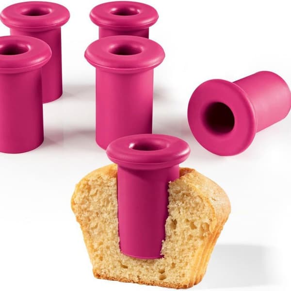 Husholdningskøkken Silikone Åbningspropper, Runde Borepropper Til Brød, Kage & Muffinsbagning