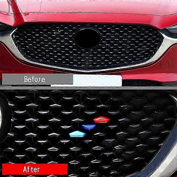 3 kpl Auton Etugrillin Koristelistat Peite Puskurin Raidat Peite Tarrat Mazda CX-30 CX30 2022+