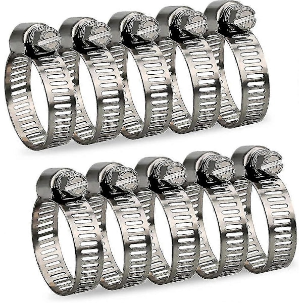 Letkunkiristimet säädettävät 16-25 mm, 304 ruostumattomasta teräksestä valmistetut matovaihteelliset letkunkiristimet
