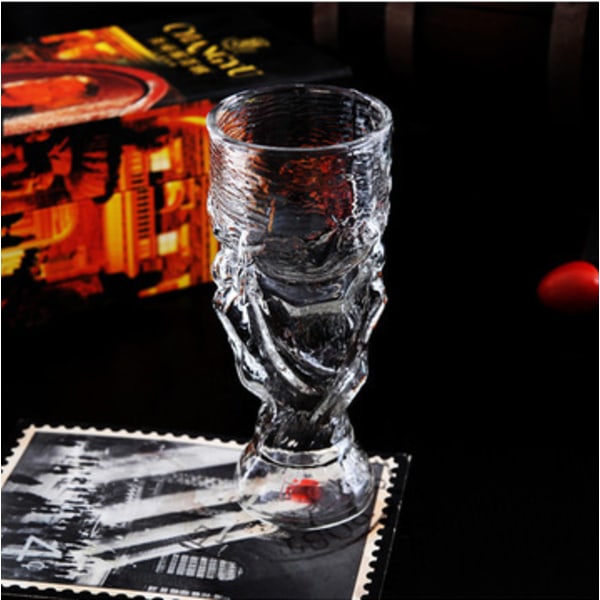 Hercules ølkopp, kreativ vinkopp, personlig glasskopp, fasjonabel gjennomsiktig glassdrikkkopp