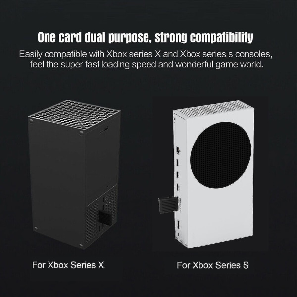 Bærbar 1 TB eksterne Solid State-stasjoner Passer til Xbox Series X/s, ekstern vertsharddisk konverteringsboks M.2 utvidelseskortboks 32g båndbredde Nyhet
