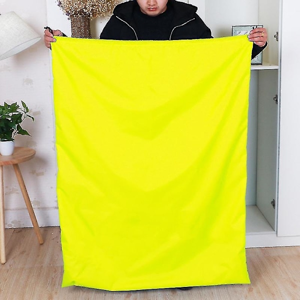 Super Storeposer med Stor Kapasitet, Vanntette, med Trekkstreng, Robuste, Hjemmeorganisering, Stor Størrelse, Matvareposer, Støvpose for Sengetøy og Klær, 110x140cm