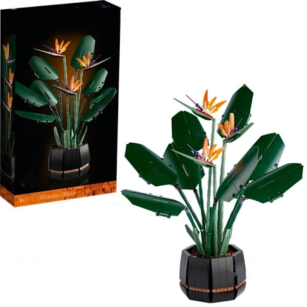 1 kpl Bird of Paradise Strelitzia Reginae Ikuinen Kimppu Kukka Ruukussa Pieni Hiukkanen Kokoava Rakennuspalikkalelu