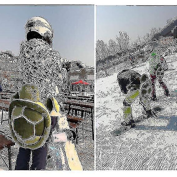 Skyddsutrustning för skidåkning, skridskoåkning och snowboardåkning, söt sköldpaddsdyna